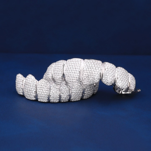Collection exclusive de bijoux de style unique en argent sterling 925 Grillz avec diamants Moissanite - Product Image 5