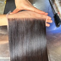 Cheveux bruts vietnamiens Flm HD fermeture à lacet pour perruques HD dentelle frontale produits capillaires lisses de qualité supérieure