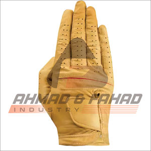 Guantes de golf personalizables de calidad superior de alto impacto servicios OEM disponibles cuero transpirable con etiqueta privada de buen precio - Product Image 1
