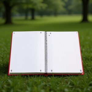 Cahier Oxford College DIN A4+ quadrillé 80 feuilles avec marge rouge intérieure/extérieure - Product Image 3