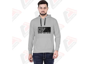Pull à capuche pour hommes de qualité supérieure Ultra confortable et confortable 100% coton brodé teint uni avec impression numérique pour l'hiver - Product Image 4