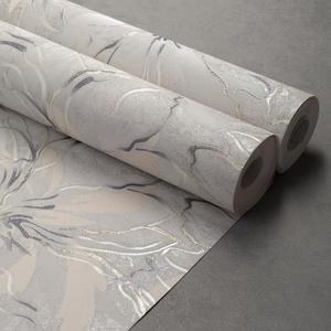 Papel pintado de vinilo de Venta caliente de flores de diseño moderno para base no tejida de cocina para apartamento de suministro al por mayor del fabricante - Product Image 1