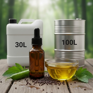 Huile de graines de moutarde de haute qualité avec des graines de sésame, pressée à froid, 100% pure et naturelle, huile de moutarde pour les soins de la peau - Prix de gros - Product Image 2