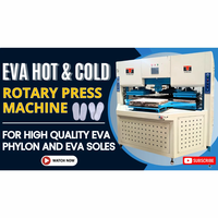 Presse rotative EVA CHAUD & FROID, antirouille, capacité de production de 40 à 140 pour la production de semelles en EVA Phylon et en EVA