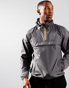 Chaqueta cortavientos multicolor personalizada chaquetas anorak de nailon al por mayor para hombres y mujeres chaqueta Anorak impermeable con cremallera - Product Image 6