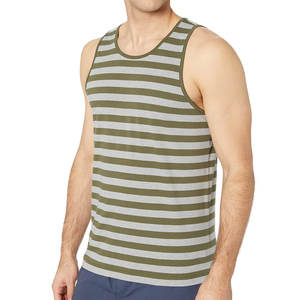 Vente directe d'usine de haute qualité coton hommes Gym débardeur respirant tricoté séchage rapide entraînement Style décontracté avec motif vierge - Product Image 2