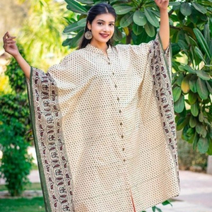 เดรสผ้าชีฟองลำลองสำหรับผู้หญิง, ใหม่ฤดูร้อน2025ชุดเดรสคอวีแขนยาวคอวียาวระบายอากาศได้ยาวปานกลางพริ้วใหญ่ - Product Image 1