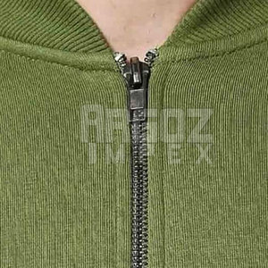 Meilleure vente Veste d'hiver pour homme sur mesure Matériau respirant Manches longues Col montant Logo avant Conception parfaite de bombardier - Product Image 6