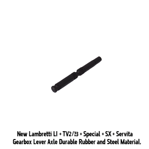 Nueva Palanca de Cambios Lambretta LI + TV2/3 + Special + SX + Serveta, Eje de Goma y Acero Duradero - Product Image 2