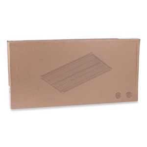 Alera ALESW584824SR Industrial 48 In. X 24 In. Silver <b>Wire</b> Shelving Extra <b>Wire</b> <b>Shelves</b> (2-Piece/Carton) for Garages - Product Image 2