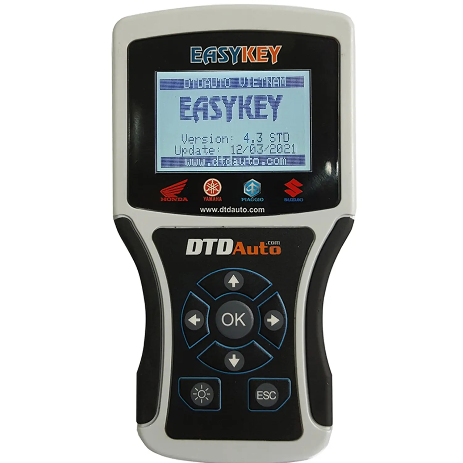 Lập trình viên chìa khóa xe máy easykey sử dụng bộ chuyển đổi để điều chỉnh đồng hồ ODO điện tử, khôi phục dữ liệu ODO gốc bằng cáp ODO