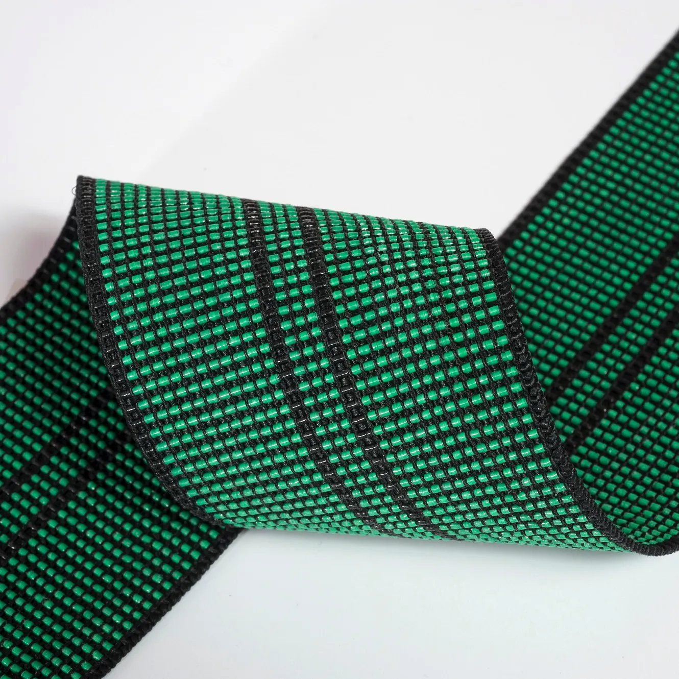 ELASTIC WEBBING 60MM WIDE 2LINE GREEN COLOUR %60 STRETCH FOR FURNITURE