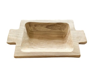 Kingston Plateau à pâte, bois de paulownia, plateau en bois pour décoration, brun parmesan, plateaux en bois pour décoration, plateaux en bois pour décoration intérieure, long - Product Image 1