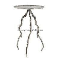 Designer de décoration pour la maison Fancy Look Center Table Creative Design Sofa Side Table Fancy Look Golden Shade Legs With White Top