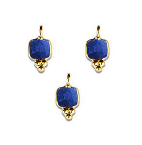 Rainbow Moonstone Fancy Bisel Charms Colgante - Product Image 4