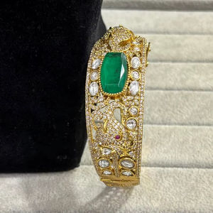 Handmade Fashion Adjustable Statement Cuff and Bangle Unique <b>Trendy</b> Design Wholesales Bulk Product Stone Bangle <b>Bracelet</b> - Product Image 2