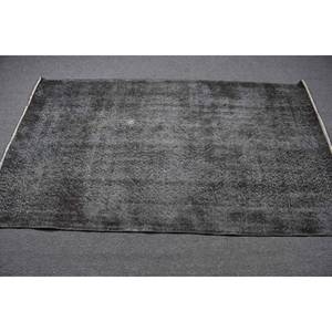 Modern Vintage Handmade Wool <b>Rug</b> 3.7 X 6.5ft Large Rectangle Black Patchwork Pattern Latex Teens <b>Bedside</b> Turkish Area <b>Rugs</b> Sets - Product Image 3