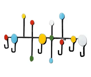 부엌 욕실 홈 사무실 벽 장식 캐비닛 코트 후크 인도 대량 도매 용 단철 멋진 벽 후크