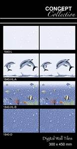 Azulejos de cerámica impresos digitales de 8mm de espesor 300x450mm del fabricante indio líder Azulejos de pared antideslizantes de diseño magnífico - Product Image 2