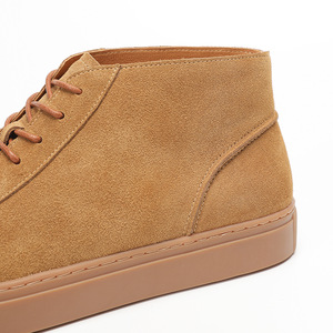 Bottes de luxe en peau de mouton marron, au-dessus du genou, avec surface imperméable et doublure anti-humidité pour le froid et les occasions formelles - Product Image 5