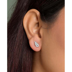 Compre Pendientes de Plata de Ley 925 de Primera Calidad para Mujeres y Niñas, Pendientes de Botón con Corte Marquesa y Princesa, Motivo de Gota de Agua Dorada - Product Image 4