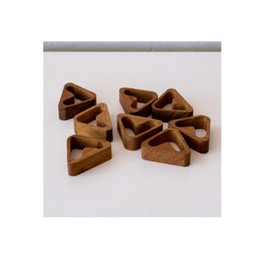 Porte-rond de serviette en bois naturel forme hexagonale meilleure qualité luxe design unique anneaux de serviette faits à la main pour une utilisation de table à la maison - Product Image 1