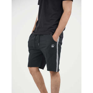 Shorts en tissu éponge BELLONA pour l'été, style sportif et décontracté, respirants, 100 % coton, taille élastique, logo, longueur genou, tricotés en polyester - Product Image 3