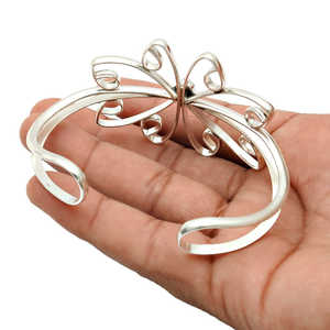 Joyería bohemia de la mejor calidad hecha de Plata de Ley 925 con brazalete con forma de mariposa de piedras preciosas cornalina en fabricación al por mayor - Product Image 3