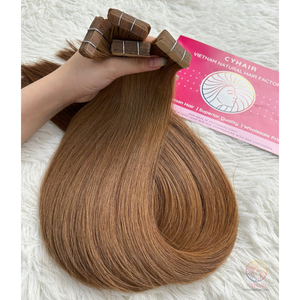 Produit chaud 30 pouces #5 couleur bande brute vietnamienne Extensions de cheveux bande normale vague Afro Extensions de cheveux humains de haute qualité - Product Image 3