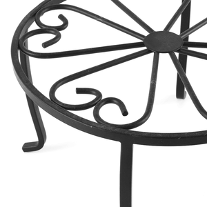 Maceta de metal galvanizado de alta calidad diseñada para uso en jardines domésticos que proporciona una estructura estable, confiable y resistente a la intemperie. - Product Image 2