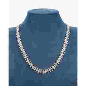 Chaîne à maillons croisés en or 14 carats 8 mm VVS, alliage de zinc, cadeau religieux chrétien - Product Image 3