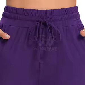 Private Label Solid Color Women Flare <b>Trousers</b> Side Pockets Wholesale Flare <b>Trousers</b> For Sale - Product Image 6