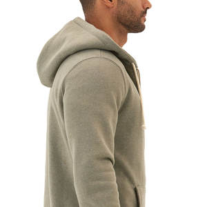 Totalmente transpirable y de secado rápido Tela hecha Hombres Cremallera Sudadera con capucha Bajo Moq Hombres Cremallera Sudadera con capucha para la venta - Product Image 5