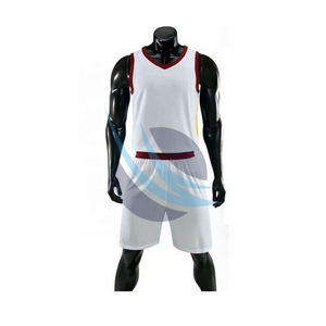 Ensembles d'uniformes de basket-ball personnalisés du Pakistan 100% polyester anti-UV séchage rapide respirant grande taille vêtements de sport en gros OEM - Product Image 4
