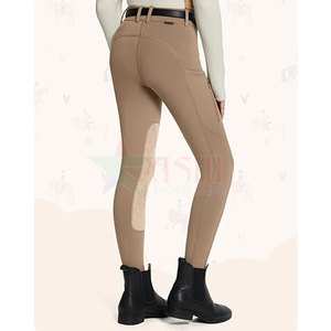 Leggings d'équitation pour femmes, taille haute, coupe régulière, collants d'équitation, pantalon d'équitation, jodhpur, imperméable, coupe-vent - Product Image 3