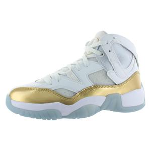 Nike Jumpman รองเท้าผู้หญิงสองสี: สีขาว/สีดำ/โลหะทอง100% แท้ - Product Image 6