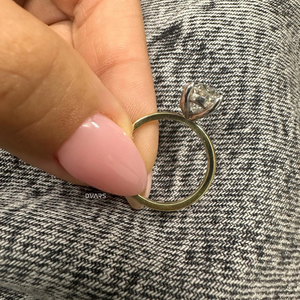 Bague en diamant de laboratoire de taille ovale de luxe pour les femmes fiançailles mariage bijoux fins cadeau de mariée bague de créateur - Product Image 2