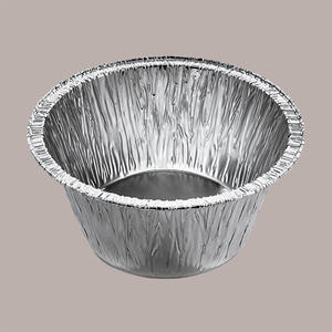 ภาชนะอลูมิเนียมกลม C1G Dm86H38mm 100ชิ้นสำหรับเก็บและเก็บรักษาอาหาร - Product Image 1