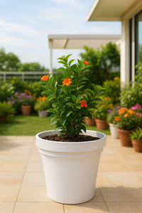 Classic Flared UV-Resistant Flower <b>Pot</b> Long-Term Use Product for Outdoor <b>Plants</b> & Decor - Product Image 5