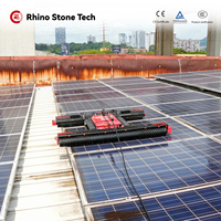 Robot de nettoyage automatique de panneaux solaires, robot portable de nettoyage de panneaux solaires, robot de nettoyage photovoltaïque