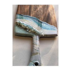 Kitchen Tabletop Decor Custom <b>Wood</b> Resin Chopping <b>Block</b> Durable <b>Wood</b> Cutting Board Kitchen <b>Blocks</b> Wooden Chopping Board - Product Image 3