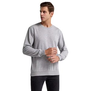 Men Winter Blank Fleece Sweatshirt 100% Cotton Premium Quality Fabric Custom Logo Printing Embroidery Bulk Wholesale Apparel - Product Image 6