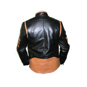 Veste en cuir pour hommes personnalisée tendance fabrication pakistanaise Vestes en cuir pour hommes - Product Image 3