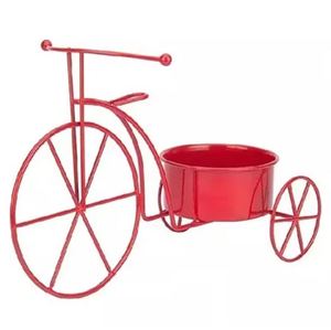 Forma Sniny Color rojo con maceta elegante de 3 niveles para decoración de jardín y hogar, hermoso diseño, maceta decorativa de Metal, ciclo - Product Image 1