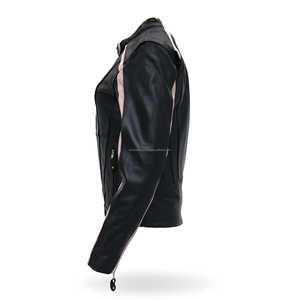 Chaqueta de motorista de cuero genuino de alta calidad, chaqueta impermeable de invierno para montar en motocicleta, chaquetas de cuero con capucha para exteriores OEM - Product Image 5