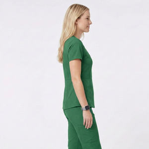 Uniformes de Hospital al por Mayor, Conjuntos de Uniformes Médicos, Trajes de Enfermera y Doctora para Mujer, Ropa de Trabajo para Clínica Dental, Pantalones con Cintura Elástica - Product Image 3