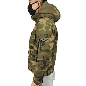 Chaqueta Táctica de Combate con Camuflaje, Impermeable, Transpirable, Cortavientos, con Logotipo Personalizado, Calefactable, Abrigada, de Poliéster para Exteriores - Product Image 2