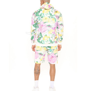 Conjunto de Sudadera con Capucha y Pantalones Cortos para Hombre de Alta Calidad, 100% Algodón, Transpirable, de Secado Rápido, para Verano, Hecho en Pakistán - Product Image 2