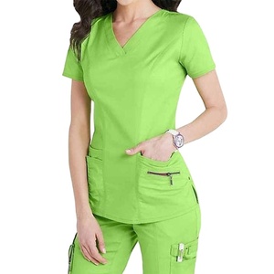 Top Selling Hospital Uniforms Medical Breathable <b>Scrubs</b> Nurse Short Sleeve New Color <b>Scrub</b> Suit for Women Nursing <b>Scrub</b> <b>Set</b> 2026 - Product Image 1