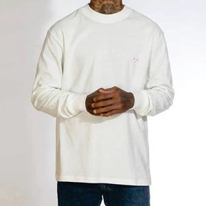 เสื้อถักแขนยาวผู้ชาย พิมพ์ลายตามสั่ง ราคาขายส่ง คุณภาพสูง ผ้าฝ้าย 100% คอกลม เป็นมิตรกับสิ่งแวดล้อม แห้งเร็ว - Product Image 1